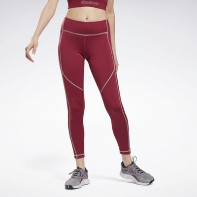 Reebok WOR BIG LOGO TIGHT GR9491 bordó dámské legíny