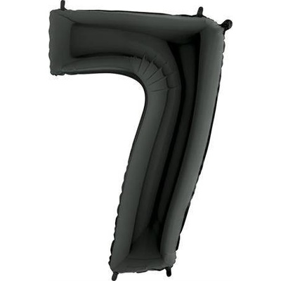 Grabo Nafukovací balónik číslo 7 čierny 102cm extra veľký