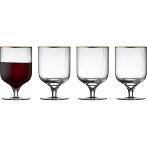 LyngbyGlas Чаши за вино Palermo Gold 300 мл 4 бр (12058)