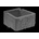 CUP STONE velký RUSTIK Černá