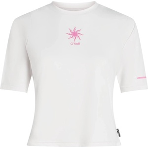 O'Neill Дамска плажна тениска от ликра O'Neill Women's Hybrid UPF Polygiene T-Shirt Lycra - Snow White (150-6547-0214)