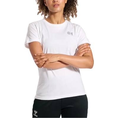 Hummel Тениска Hummel hmlCOURT COTTON T-SHIRT S/S WOMAN 219154-9001 Размер XL