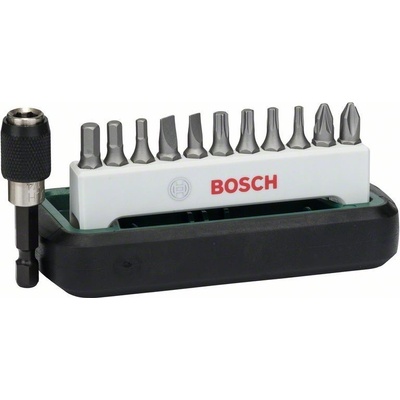 Bosch 12dielna sada štandardných skrutkovacích bitov (S, PH, PZ, HEX, T)