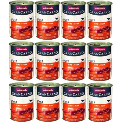 Animonda Gran Carno Adult hovädzie & kuracie 12 x 400 g