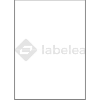Labelea Samolepiace etikety 210x148 mm biele papierové, na hárku A4, pre laserovú a atramentovú tlač, Farba etikiet Biela, Počet hárkov v balení 1000 EPM210148W002J