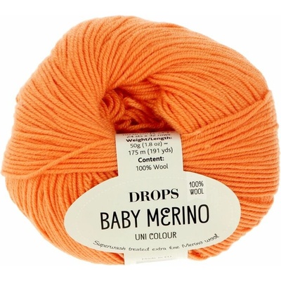 Drops Baby Merino UNI 36 oranžová