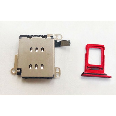 iPhone XR dual čítačka SIM+ tray červený