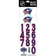 Sportstape ALL IN ONE HELMET DECALS - COLUMBUS BLUE JACKETS