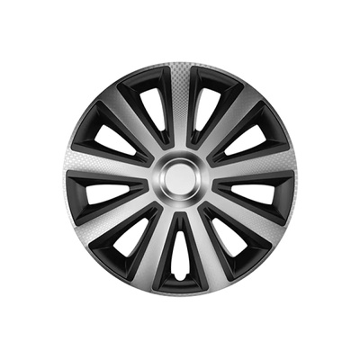 MEGA DRIVE Taсове за джанти 14" Mega Drive CARBON AVIATOR SILVER&BLACK (4080)