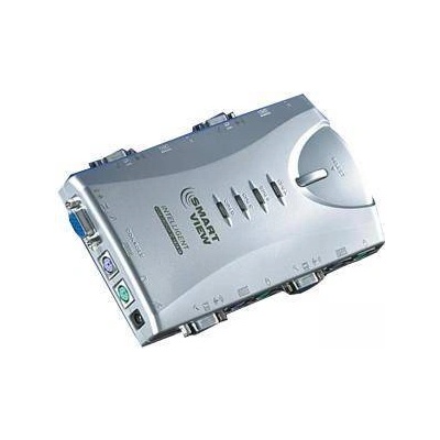 Автоматичен KVM превключвател VALUE 14.99. 3298 : : 'Pocket', 1x User - 4 PCs, Аудио, VGA, 1920 x 1440, Ръчно / Автоматично превключване, 14.99. 3298