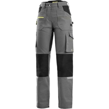 CXS Cxs stretch / Дамски еластичен панталон с талия - сив/черен 58 (102002971058)