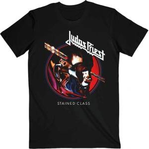 Judas Priest Stained Class Album Circle Black M Риза (JPTEE25MB02)