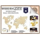 Wooden City 3D puzzle Mapa sveta M 29 ks WM501