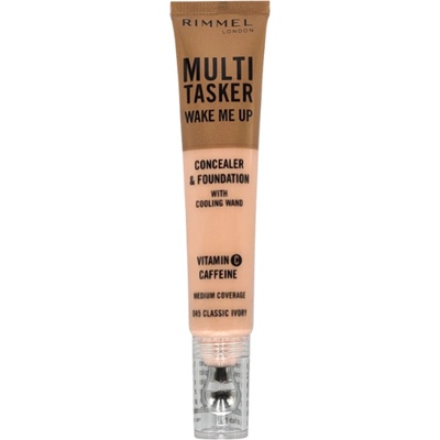 Rimmel Multi-Tasker Wake Me Up Concealer & Foundation 20 ml коректор 045 Classic Ivory