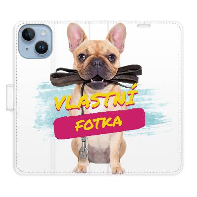 Flip pouzdro iSaprio - Apple iPhone 14 s vlastním motivem a kapsičkami na karty (Flip knížkové pouzdro, kryt, obal iSaprio - Apple iPhone 14 s vlastním potiskem, 360° ochrana telefonu, přihrádka na ka