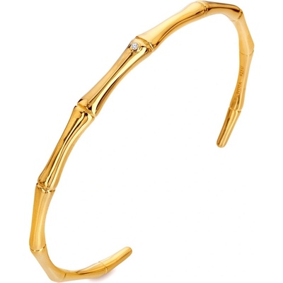 Hot Diamonds pevný pozlátený náramok s diamantom Golden Edit Hope DC220
