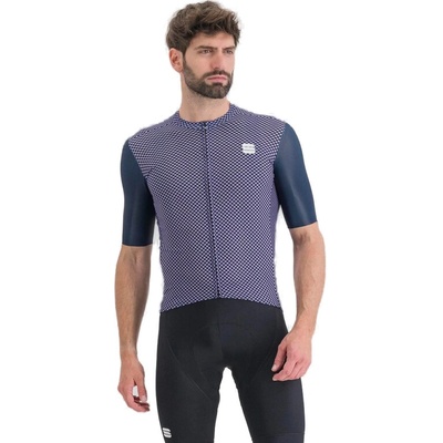 Sportful Checkmate jersey galaxy blue chalck violet Mix