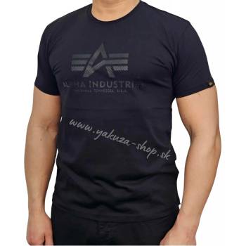 Alpha Industries Basic T Carbon tričko pánske čierne