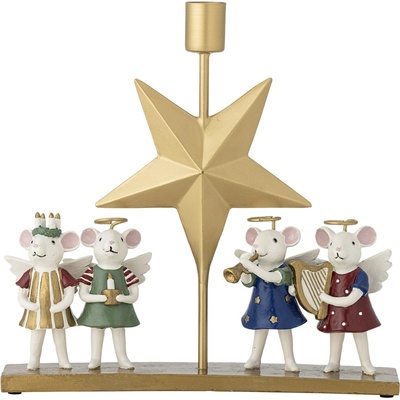 Bloomingville Vianočný svietnik Peo Polyresin