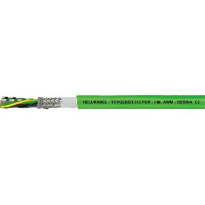 Helu TOPGEBER 512 77753 vedenie čidiel 10 x 0.14 mm² + 2 x 0.50 mm² 500 m zelená