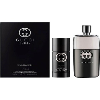 Gucci Guilty подаръчен комплект с тоалетна вода 90мл и део стик 75мл за мъже 1 бр