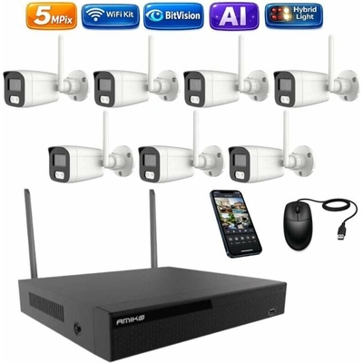 Amiko Wifi 7 kamerový set Ai Dl Tube 3501K7