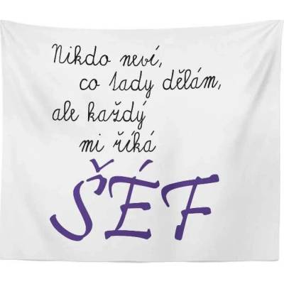 Sablio Deka Nikdo neví co tady dělám ale každý mi říká šéf 150x120