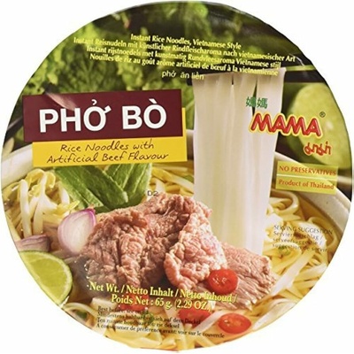Mama Instantní polévka s rýžovými nudlemi Pho Bo 65 g