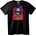 NOONEBRAND Тениска с Skull и петограм - 2XL, Black