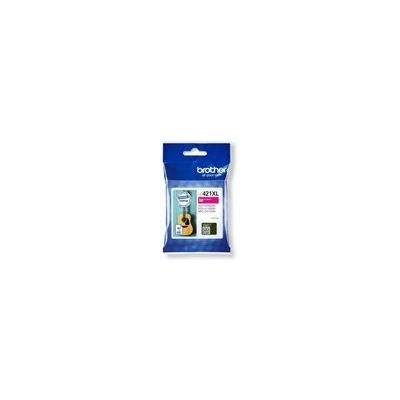 Brother 500-page high capacity Magenta ink cartridge for DCP-J1050DW MFC-J1010DW and DCP-J1140DW (LC421XLM)