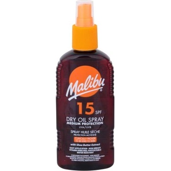 Malibu Dry Oil Spray SPF15 водоустойчив слънцезащитен спрей 200 ml