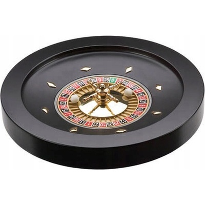 Ruleta Exkluzivná drevená čierna 36 cm