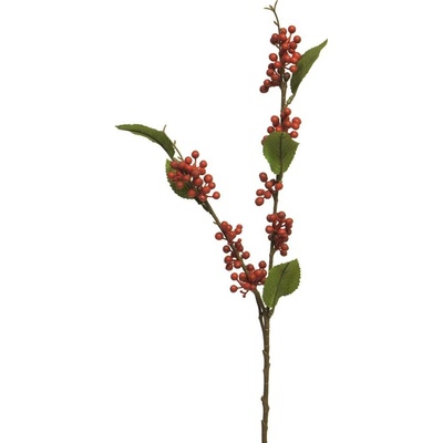 Bobule divoké větev červená V53 cm