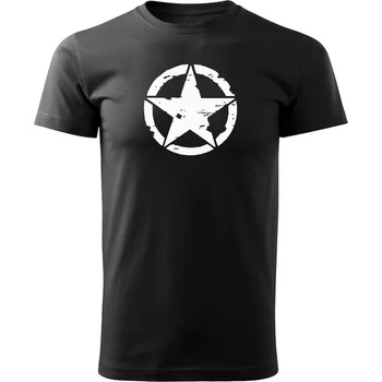Image 1 of DRAGOWA Тениска с къс ръкав Star, черна, 160 г/м2 (6445)