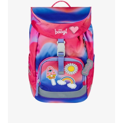 BAAGL Червена ученическа раница Airy Hippie Baagl BAAGL | Cherven | Момичешки | ЕДИН РАЗМЕР