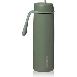 b.box Stainless Steel Thermos Bottle термобутилка със сламка Olive