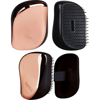 Tangle Teezer Compact Black Rose Gold kefa na vlasy