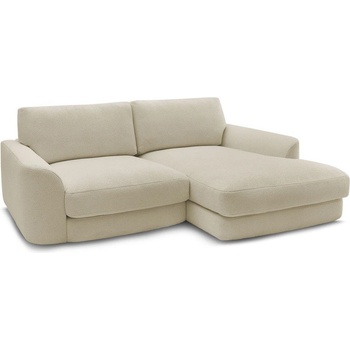 Bobochic Бежов ъглов диван от букле (десен ъгъл) Leonore - Bobochic Paris (109432)