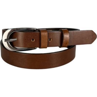 Penny Belts Dámský kožený opasek 2507N-48 hnědý