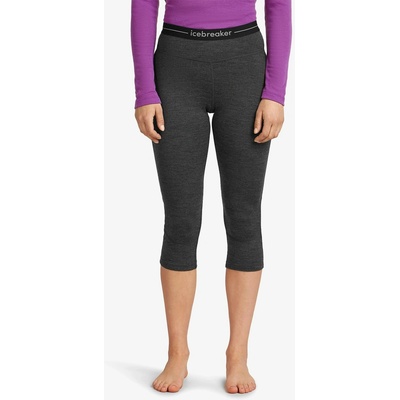 Icebreaker Merino 260 ZoneKnit 3/4 Leggings jet hthr