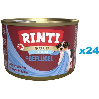 Rinti Gold Junior Poultry Mini 24 x 185 g