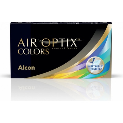 Alcon Air Optix colors Green barevné měsíční nedioptrické 2 čočky