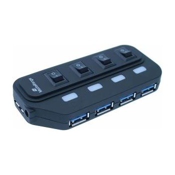 MediaRange USB Хъб MediaRange 4 портов USB Type-A 3.0