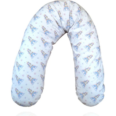 Kikko Veľký dojčiaci vankúš Xkko Lux Unicorns