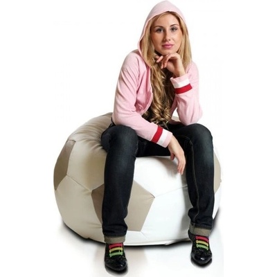 TiaHome lopta sport l ekokoža 325l svetlo sivá