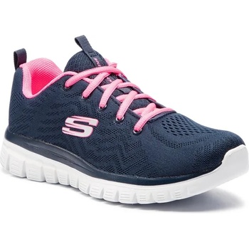 Skechers Сникърси Skechers Get Connected 12615/NVHP Тъмносин (Get Connected 12615/NVHP)
