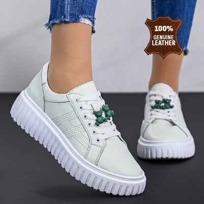 Обувки естествена кожа W595004 Mint