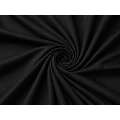 Mirtex Látka SATEEN 150/264 Černá Nero hladký šíře 285cm Ceník: METRÁŽ: od 1 metrů