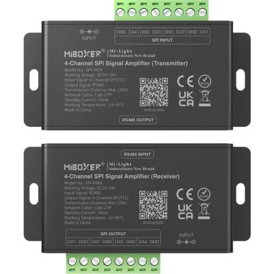 SPI zesilovač signálu Mi-Light SPI-PA+ 5-24V RS485 IP20