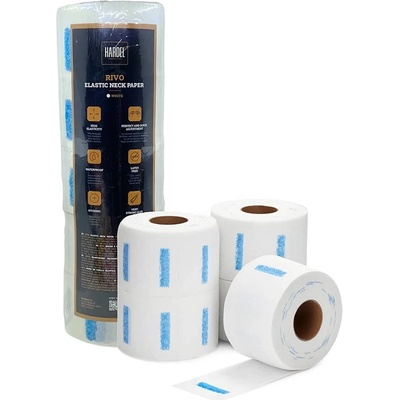HARDEL Barber tools Voděodolné krépové límce HARDEL Elastic neck paper White 500 ks